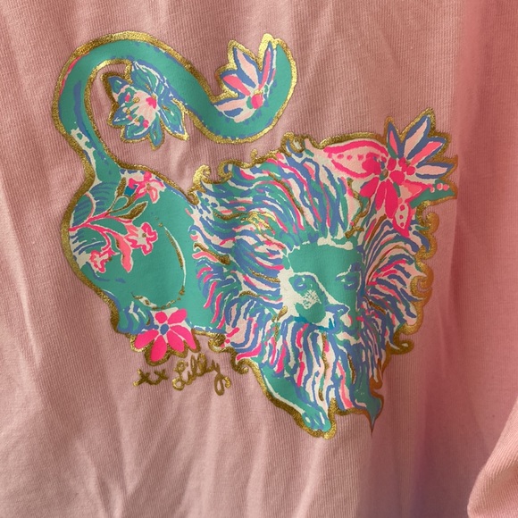 NWT Lilly Pulitzer Finn Top - Pink Tropics Tint - medium - Picture 3 of 8